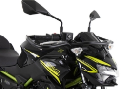 Afbeeldingen van Valbeugel zwart voorzijde Hepco&Becker Kawasaki Z650 '20-