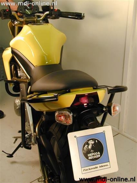 Afbeeldingen van Valbeugel achterzijde zwart Hepco&Becker Kawasaki ER-6F/N '06-08