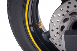 Afbeeldingen van Haakse ventielen 11mm Puig aluminium per set