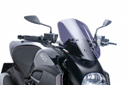 Afbeeldingen van Vervangingsruit naked bike touring Puig Ducati Diavel '11-'13