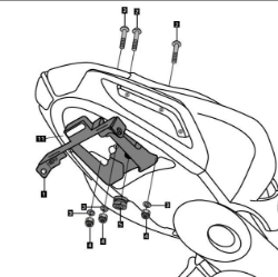 Afbeeldingen van Kentekenplaathouder Puig MV Agusta 990 '10-'13 / 1090 '10-'18