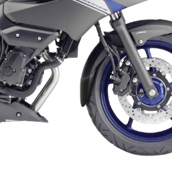 Afbeeldingen van Voorspatbord verlenger zwart voor diverse Yamaha FZ6 & XJ6 modellen
