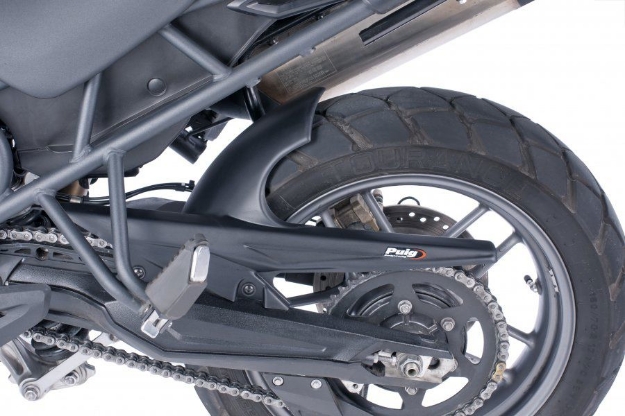 Afbeeldingen van Achterspatbord Puig mat zwart Triumph Tiger 800 / XC '11-14/ XC(x) / XC(r) '15-