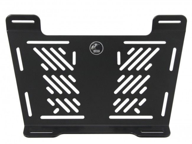 Afbeeldingen van Topdrager/sport zwart Hepco&Becker rack verbreder 'SMALL'