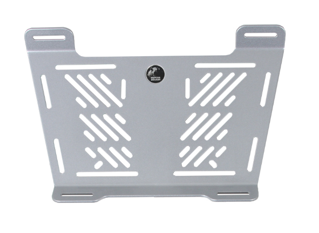 Afbeeldingen van Topdrager/sport zilver Hepco&Becker rack verbreder 'SMALL'