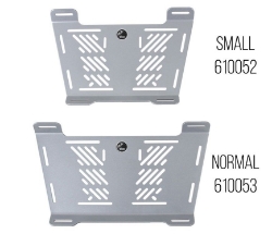 Afbeeldingen van Topdrager / Sportrack verbreder zilver Hepco&Becker