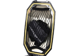 Afbeeldingen van Zijkoffer Xceed silver 38 liter links Hepco&Becker