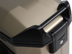 Afbeeldingen van Zijkoffer Xceed silver 38 liter links Hepco&Becker