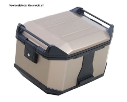 Afbeeldingen van Topkoffer TC45 Xceed Silver Hepco&Becker