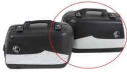 Afbeeldingen van Hepco&Becker Junior Flash 30L zilver losse linker koffer