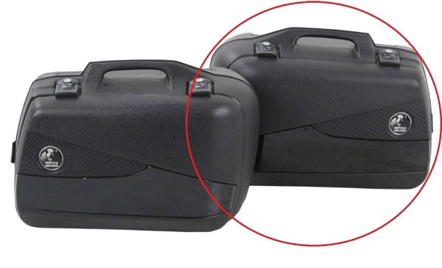 Afbeeldingen van Hepco&Becker Junior Flash 30L black losse linker koffer