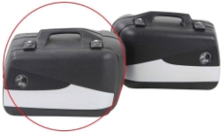 Afbeeldingen van Hepco&Becker Junior Flash 40L zilver losse rechter koffer