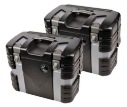 Afbeeldingen van Kofferset Gobi Black Edition Hepco&Becker