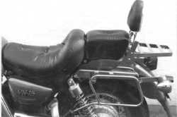 Afbeeldingen van Sissybar met rekje Hepco&Becker chroom Kawasaki VN1500/SE