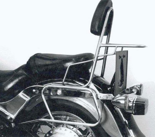 Afbeeldingen van Sissybar met rekje Hepco&Becker chroom Kawasaki VN800 CLASSIC -1999