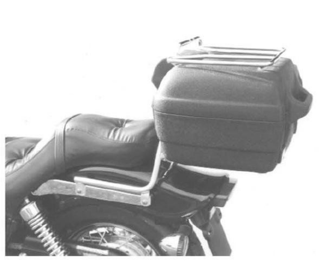 Afbeeldingen van Sissybar met rekje Hepco&Becker chroom Kawasaki EN500 1996-