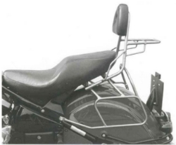 Afbeeldingen van Sissybar met rekje Hepco&Becker zwart Kawasaki VN1500 DRIFTER