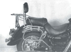 Afbeeldingen van Sissybar met rekje Hepco&Becker chroom Kawasaki VN1600 CLASSIC 2003-