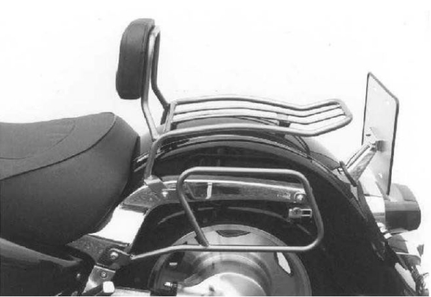Afbeeldingen van Solorack met rugsteun Hepco&Becker chroom Suzuki C1500/ VL1500LC INTRUDER