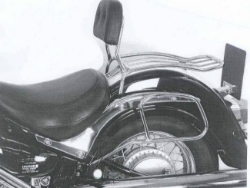Afbeeldingen van Solorack met rugsteun Hepco&Becker chroom Suzuki C800/ VL800LC Intruder -2008