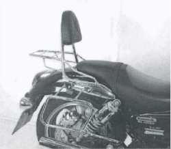 Afbeeldingen van Sissybar met rekje Hepco&Becker chroom Suzuki M1600 Intruder/ VZ1600