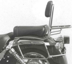 Afbeeldingen van Sissybar met rekje Hepco&Becker chroom Suzuki VL125LC/ VL250LC INTRUDER