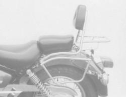 Afbeeldingen van Sissybar met rekje Hepco&Becker chroom Yamaha XV125/ XV250