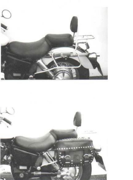 Afbeeldingen van Tassendragers standaard chroom Hepco&Becker Honda VT1100C2