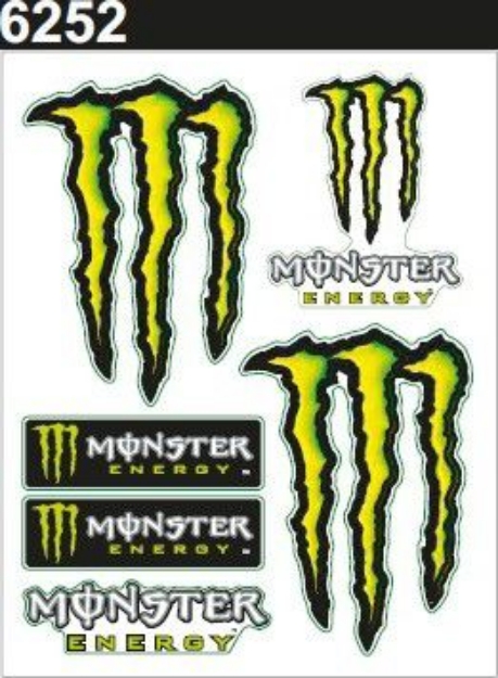 Afbeeldingen van Stickervel Energy 12x9.5cm (6252)