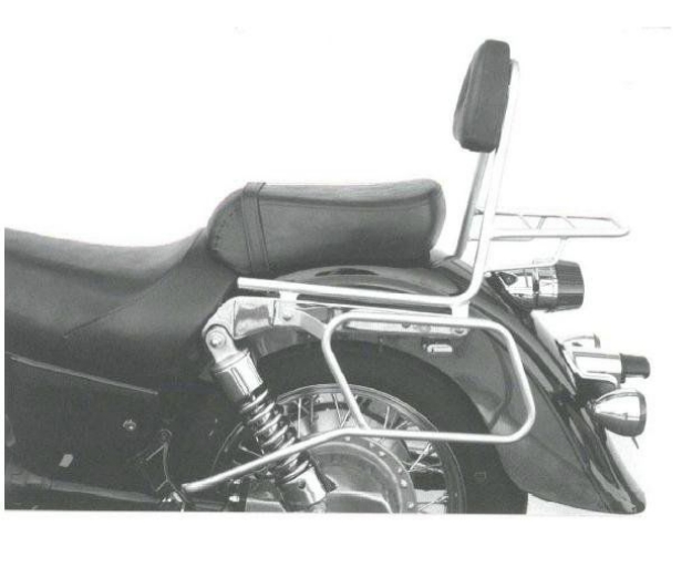 Afbeeldingen van Tassendragers standaard chroom Hepco&Becker Kawasaki VN1500 CLASSIC 1998-