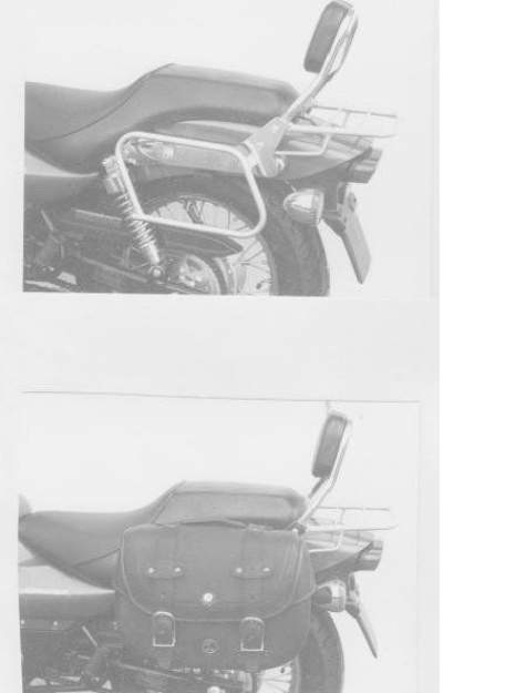 Afbeeldingen van Tassendragers standaard chroom Hepco&Becker Kawasaki EL125