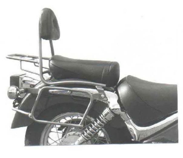 Afbeeldingen van Tassendragers standaard chroom Hepco&Becker Suzuki VL125LC/ VL250LC INTRUDER