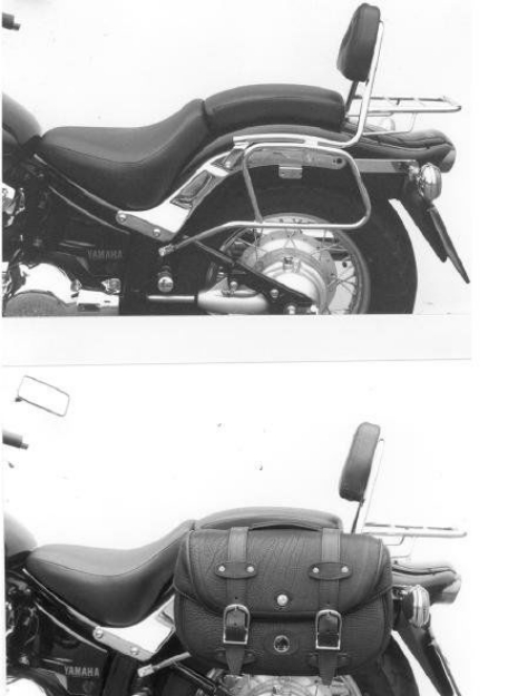 Afbeeldingen van Tassendragers standaard chroom Hepco&Becker Yamaha XVS650