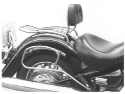 Afbeeldingen van Tassendragers standaard chroom Hepco&Becker Yamaha XV1600 Wild Star