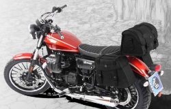 Afbeeldingen van Tassendragers Cutout zwart Hepco&Becker Moto Guzzi V9 Roamer 2016-