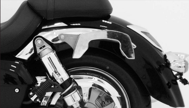 Afbeeldingen van C-Bow custom tasdragers chroom Hepco&Becker Kawasaki VN1700 CLASSIC '09-