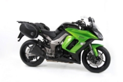 Afbeeldingen van C-Bow tasdragers zwart Hepco&Becker Kawasaki Z1000SX '17-19