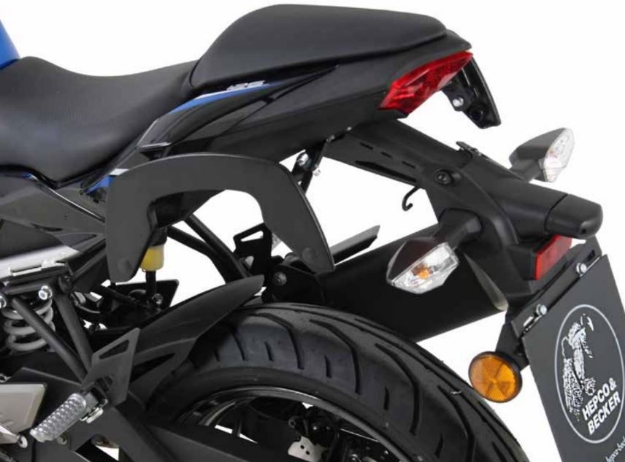 Afbeeldingen van C-Bow tasdragers zwart Hepco&Becker Kawasaki Z125'18+