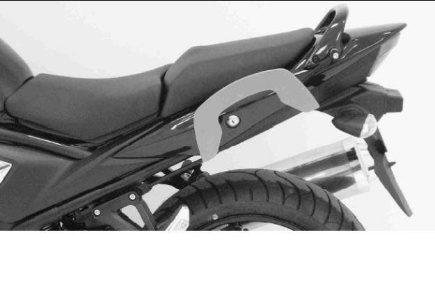 Afbeeldingen van C-Bow tasdragers zwart Hepco&Becker Suzuki GSF650N/S BANDIT '09-16