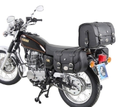 Afbeeldingen van C-Bow custom tassendragers chroom Hepco&Becker Yamaha SR400 '14-