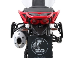 Afbeeldingen van C-Bow tasdragers zwart Hepco&Becker Moto Guzzi V85TT ‘19+