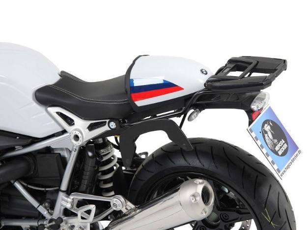 Afbeeldingen van C-Bow tasdragers zwart Hepco&Becker BMW R nineT Racer '17+