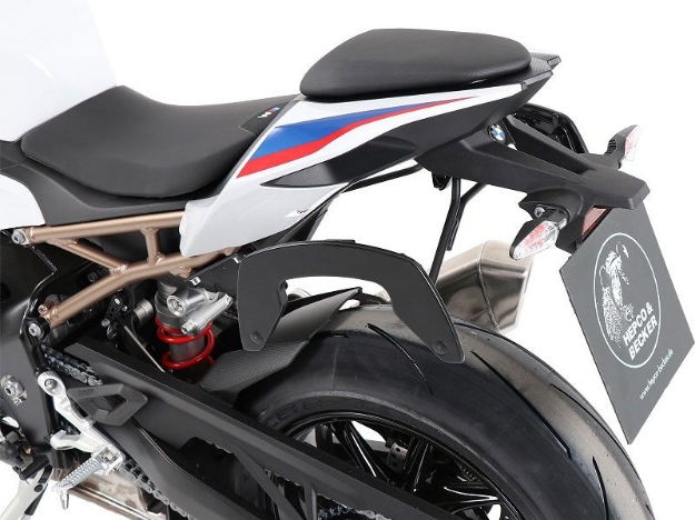 Afbeeldingen van C-Bow tasdragers zwart Hepco&Becker BMW S1000RR '19+