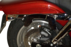 Afbeeldingen van C-Bow tasdragers chroom Hepco&Becker Harley Davidson Dyna Fat Bob