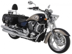 Afbeeldingen van C-Bow custom tasdragers chroom Hepco&Becker Victory Kingpin