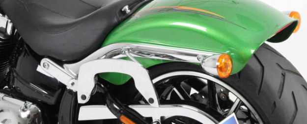 Afbeeldingen van C-Bow tasdragers chroom Hepco&Becker Harley Davidson FSXB Softail Breakout