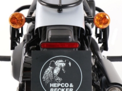 Afbeeldingen van C-Bow tasdragers zwart Hepco&Becker Harley Davidson Softail Street Bob '18+