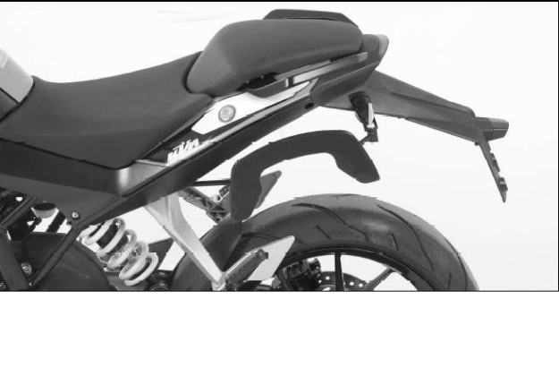 Afbeeldingen van C-Bow tasdragers zwart Hepco&Becker KTM 390 Duke '13-16