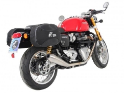 Afbeeldingen van C-Bow tasdragers zwart Hepco&Becker Triumph Thruxton/R1200 '16+