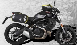 Afbeeldingen van C-Bow tasdragers zwart Hepco&Becker Ducati Monster 797 '17
